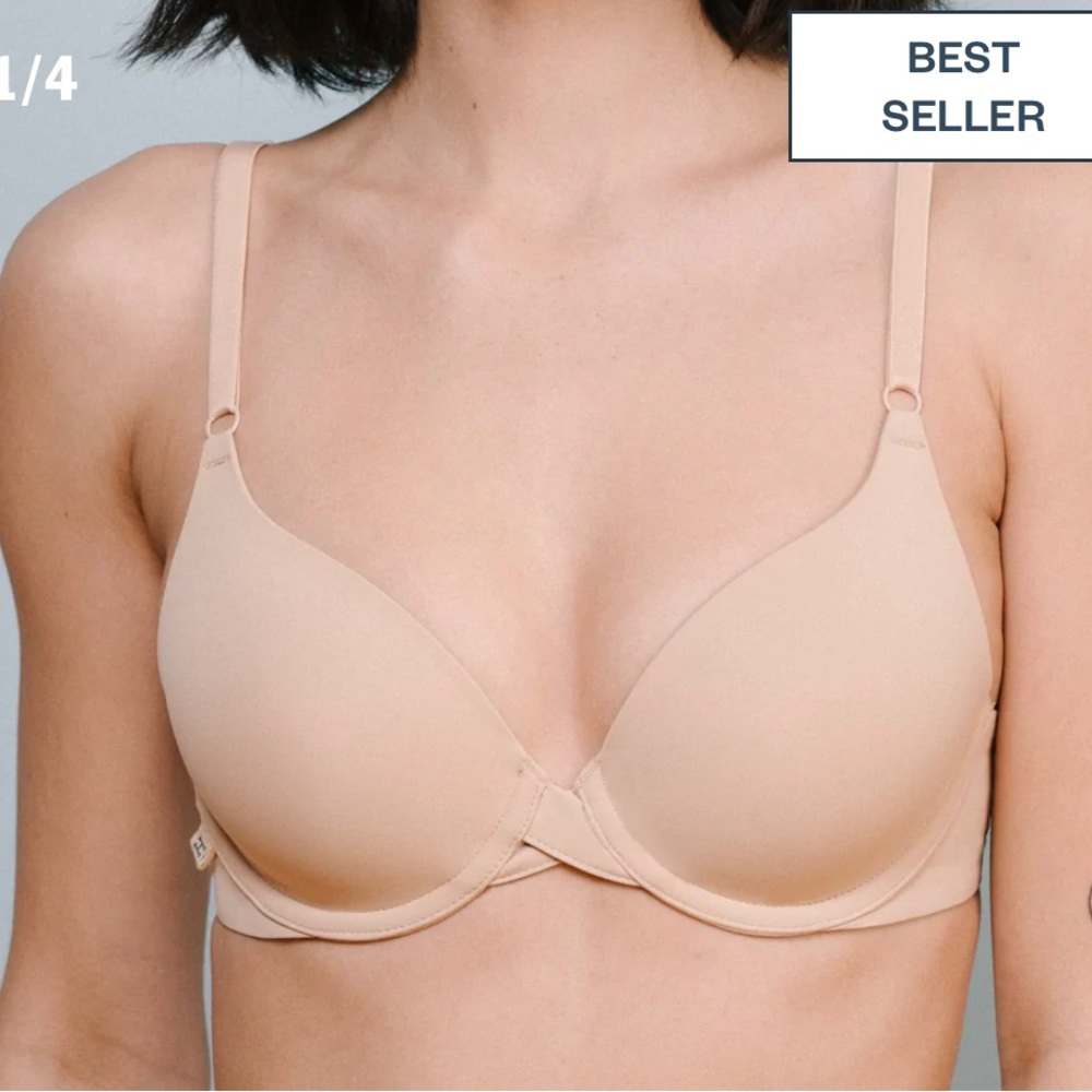 Harper Wilde The Base t-shirt bra in beige/nude